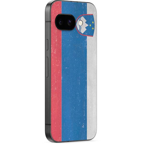 Slovenia Flag Distressed Google Pixel 9a Skin